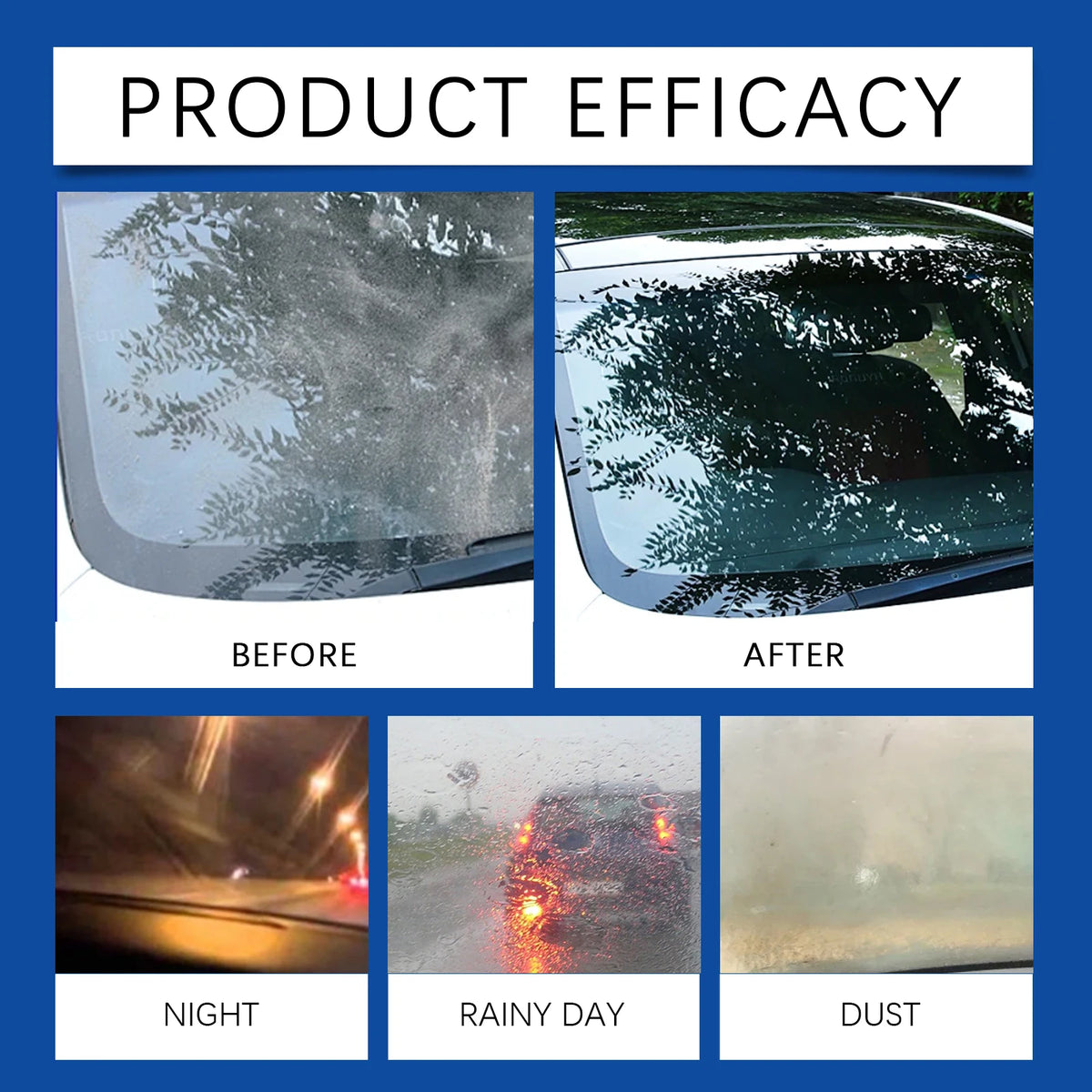Rayhong Windshield Washer Fluid – Anti-Fog Oil Film Cleaner Windshield Washer Fluid Qst
