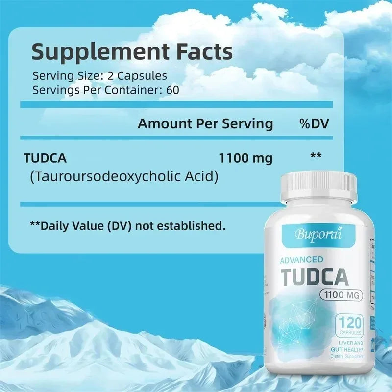 Xemenry TUDCA Liver Support Supplement 1100mg – 60 Capsules Liver Support Supplement Qst