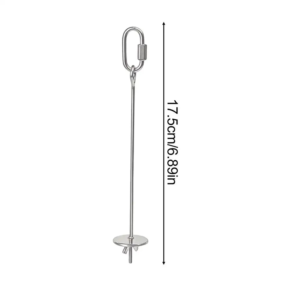 Stainless Steel Bird Cage Food Skewer & Fruit Stick Holder Bird Cage Accessory Qme small
