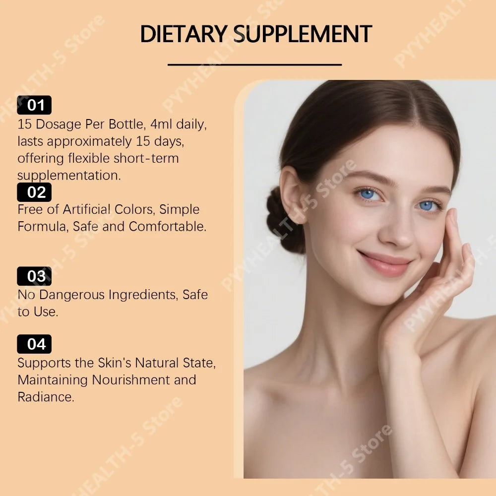 Docteat Skin Support Drops – Lycopene, Astaxanthin, Vitamins A D3 E Liquid Skin Supplement Qst