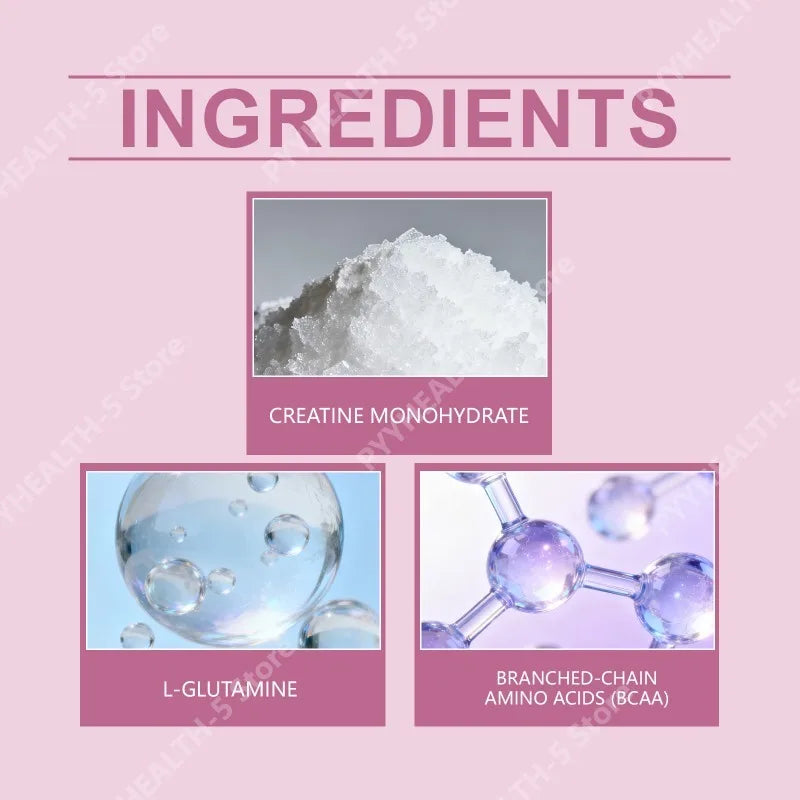 Women's Creatine Monohydrate Powder – Nutrition Support 269g Creatine Supplement Qst