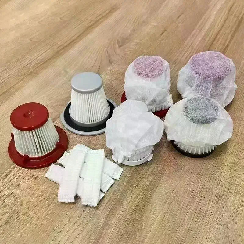 50-Pack Disposable Non-Woven Filters for Vertical Vacuums Vacuum Cleaner Filters Qme