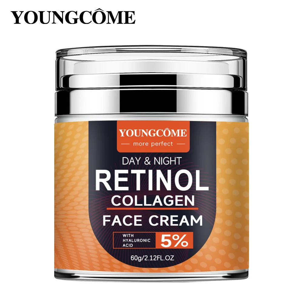 Retinol Face Cream with Collagen & Hyaluronic Acid | YOUNGCOME Retinol Face Cream Qst
