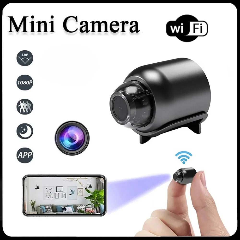 Mini WiFi Security Camera – Wireless Remote Monitoring & Night Vision WiFi Security Camera Qme