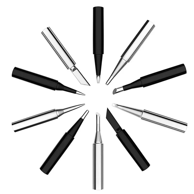 Pure Copper 900M Soldering Iron Tips Set – 4D & 3C, 5 Pcs Soldering Iron Tips Qme