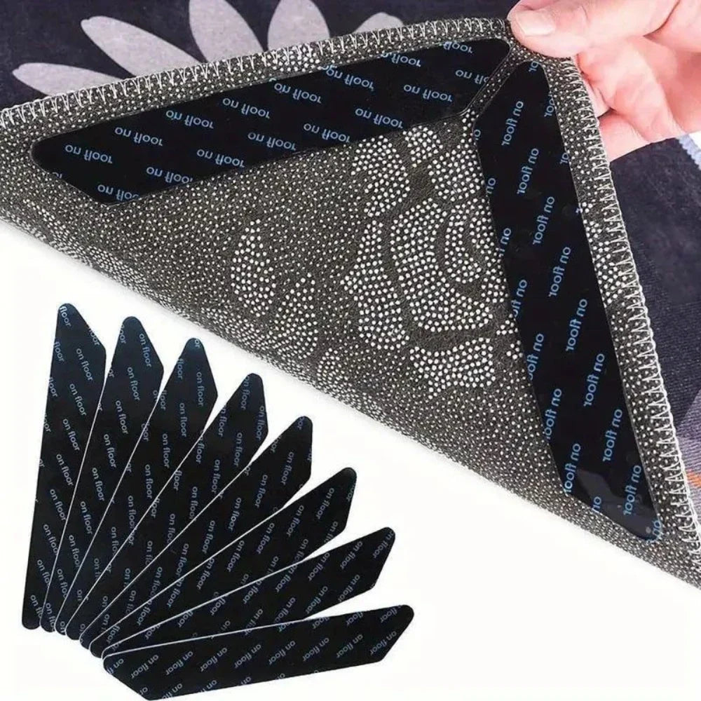 Reusable Non-Slip Rug Gripper | Washable Anti-Curl Carpet Pad Rug Gripper Pad Qme