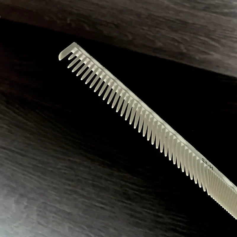 6pc Carbon Fiber Hair Cutting Comb Set with Scale | Anti-Static Hair Cutting Comb Set Qme