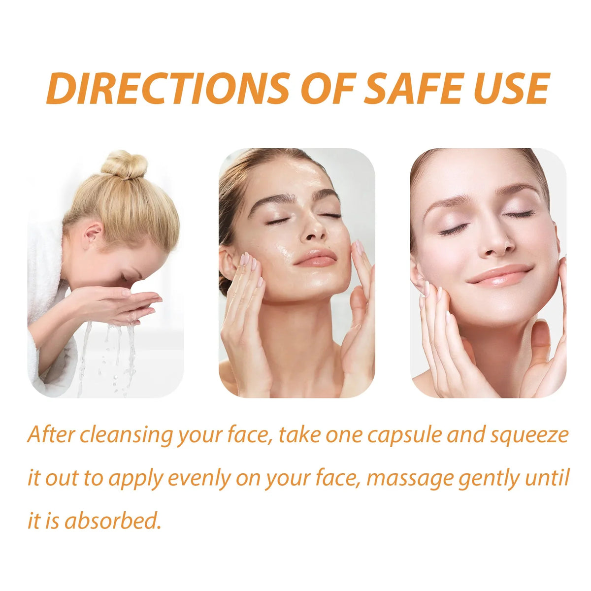 Collagen Face Serum Capsules – Firming, Brightening & Hydrating Face Serum Capsules Qme