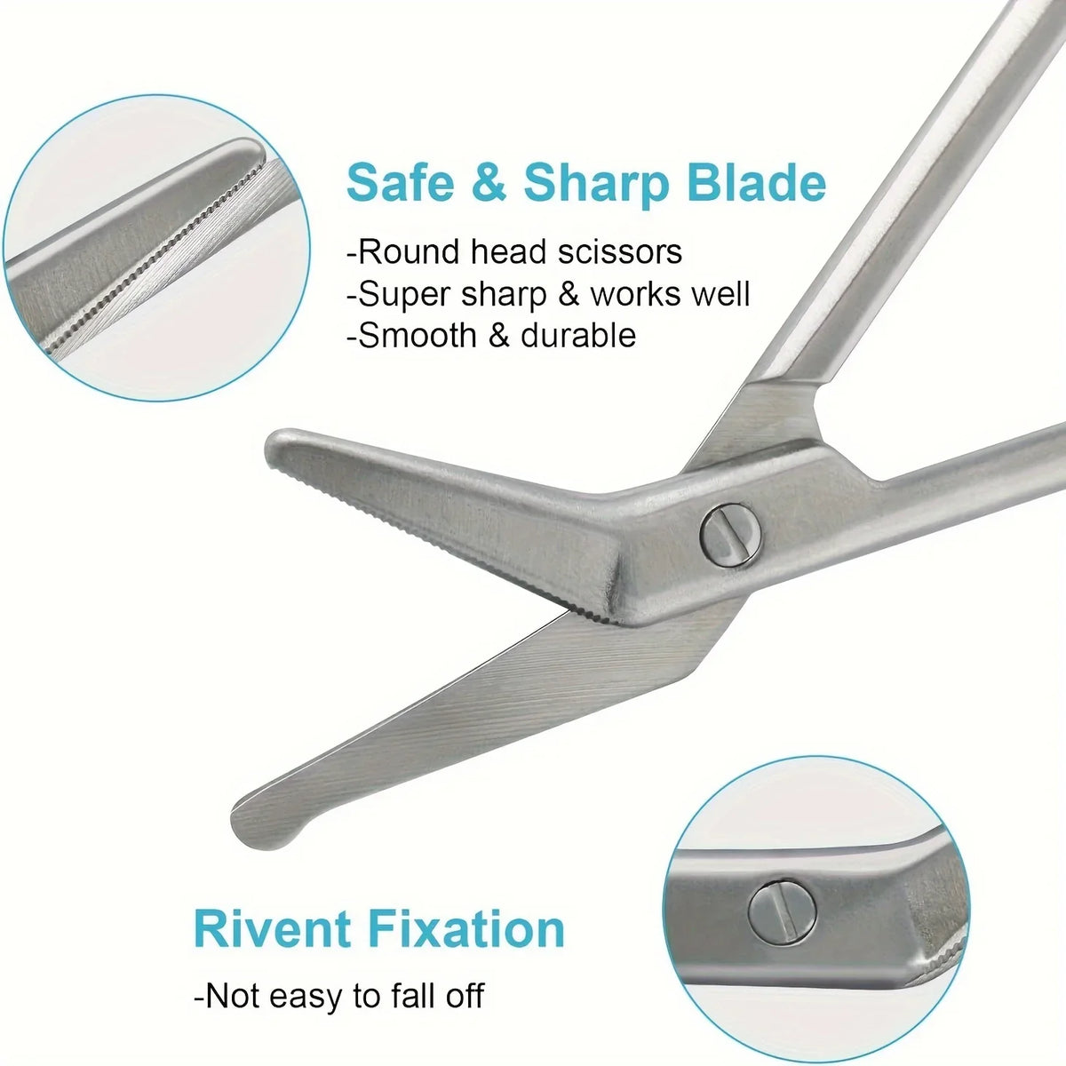 Mini Stainless Steel Bandage Scissors – Compact & Portable Bandage Scissors Qme