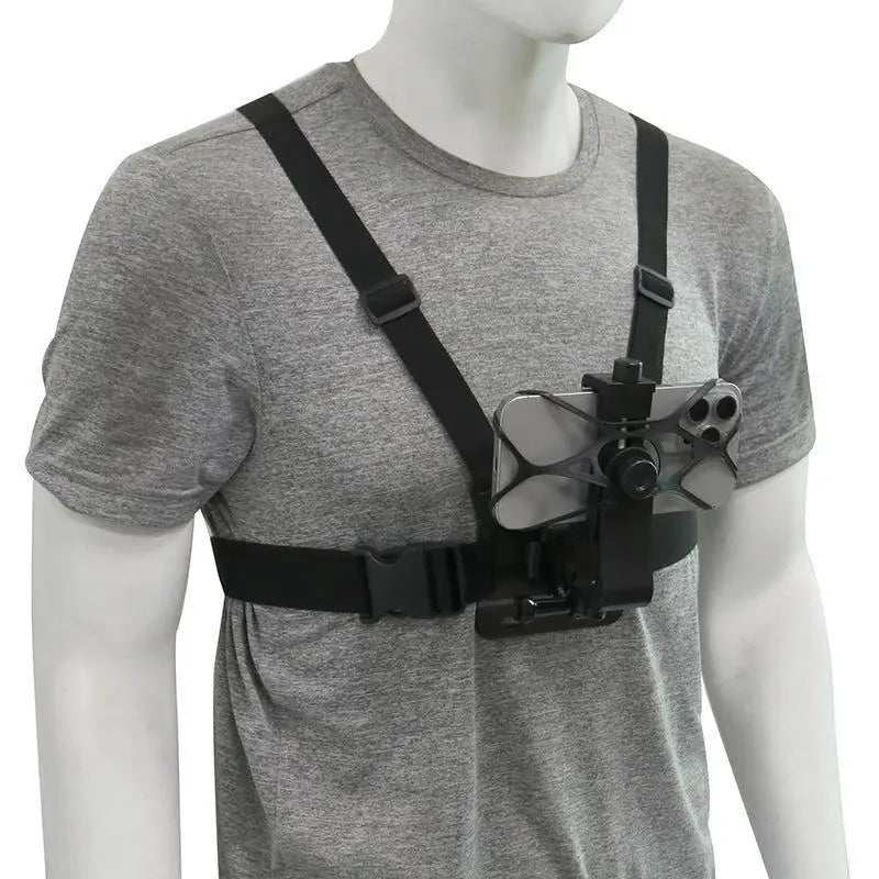 Adjustable Chest Phone Mount Harness for Vlogging Chest Phone Mount Qme