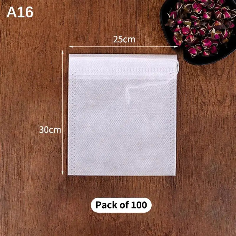 Disposable Tea Filter Bags – Loose Leaf, Coffee & Spice Pouches Tea Filter Bags Qme A16