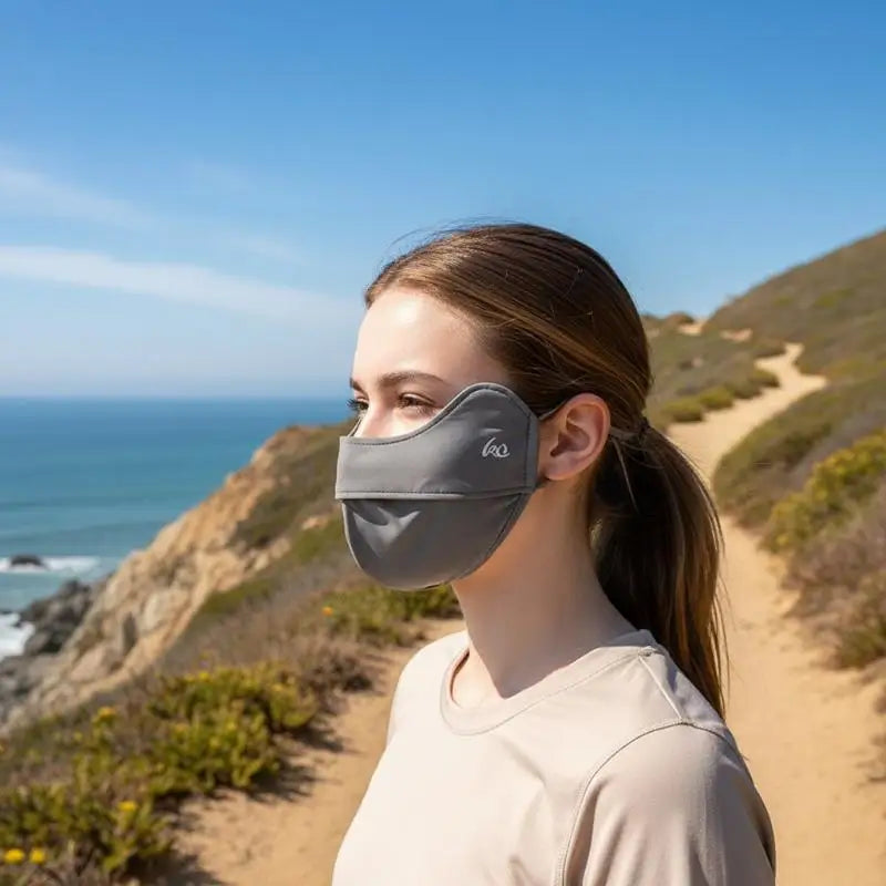 Summer Face Veil UV Cover – Breathable Outdoor Sun Mask Sun Protection Veil Qme