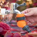 Plastic Quick-Connect Click-Lock Faucet Adapter | Garden Hose Hose Faucet Adapter Qme Default Title