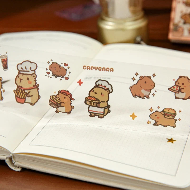 Cartoon Pet Washi Tape 30mm × 2m – Decorative Sticker Roll Decorative Washi Tape Qme