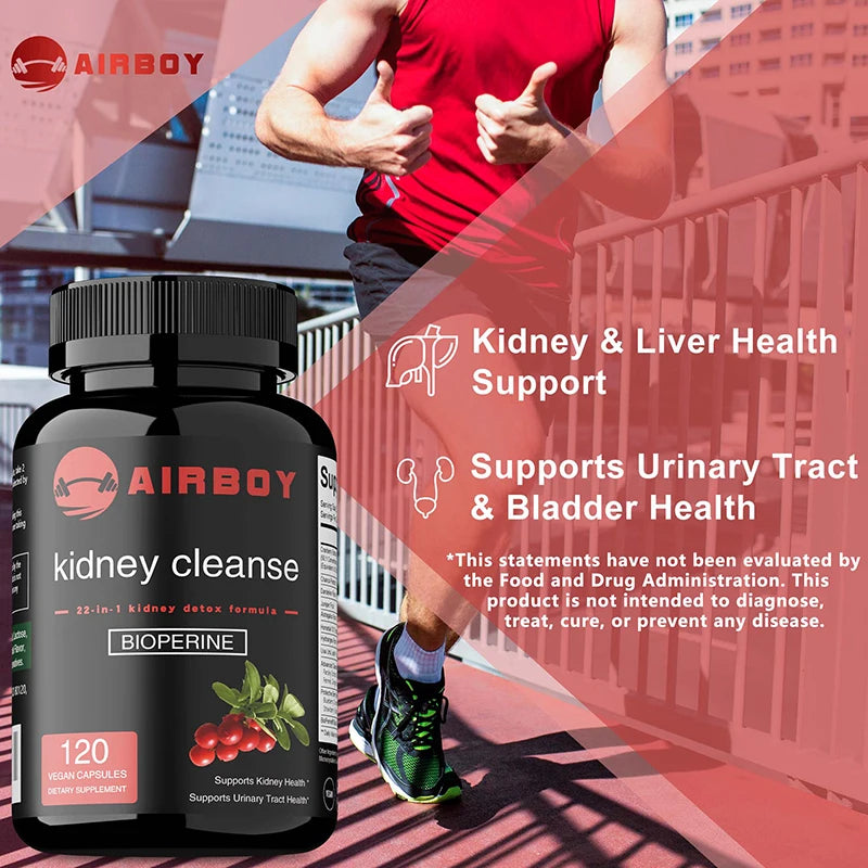 Xemenry 22-in-1 Kidney Cleanse & Urinary Tract Support Herbal Supplement Qst