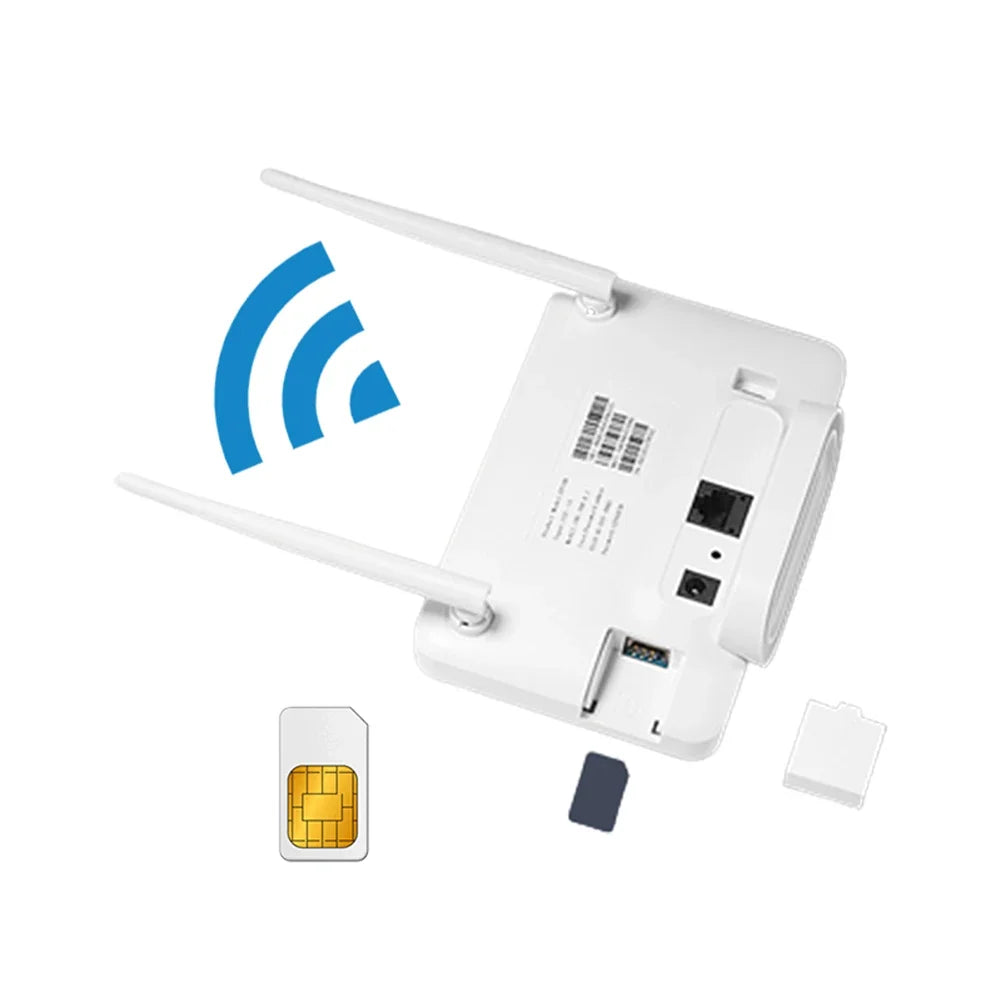 APWIKOGER 4G LTE Wireless Router 300Mbps with SIM Card Slot 4G LTE Wireless Router Qme