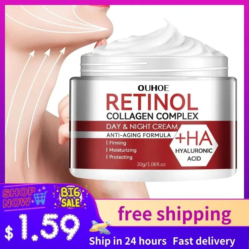 Retinol Face Moisturizer Cream – Anti-Wrinkle & Pore Minimizing Retinol Face Cream Qme