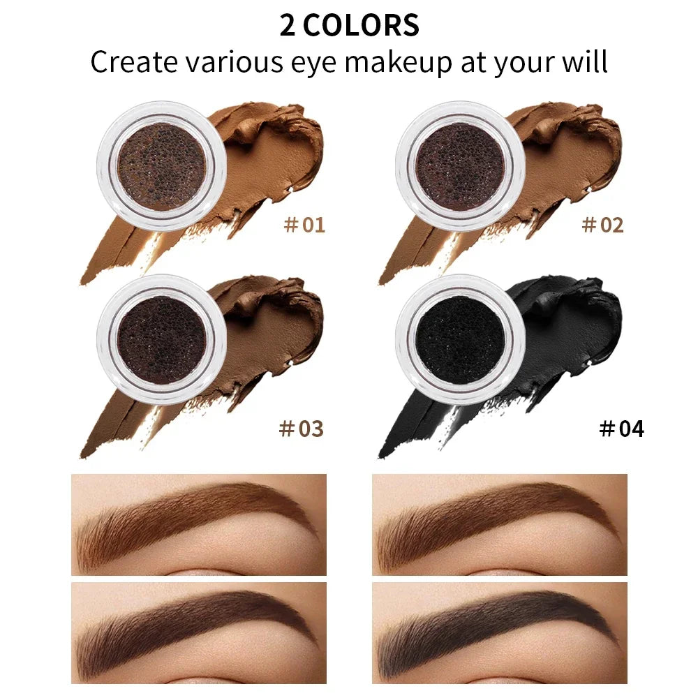 BSIMONE 4-Color Waterproof Eyebrow Cream | Long-Lasting Brow Gel Eyebrow Cream Qme