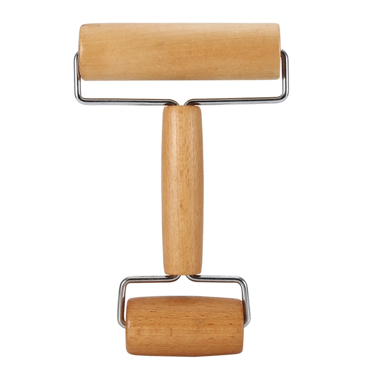 Wooden Rolling Pin for Pastry, Pizza & Dough | Qme Baker Wooden Rolling Pin Qme Type 2