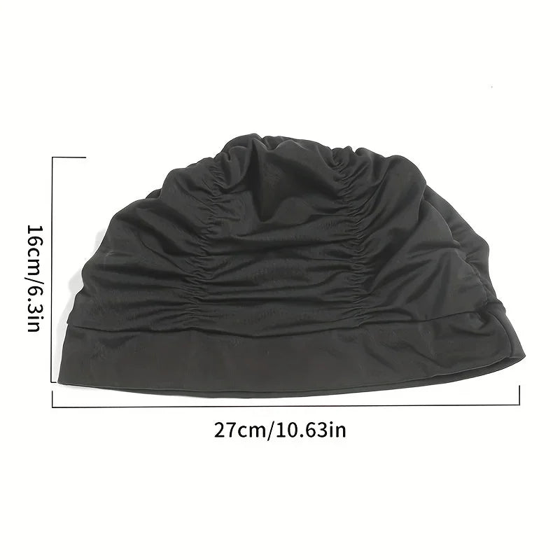 Swimming Cap for Long Hair – Ear Protection & Elastic Fit | Qme Swim Cap Qme