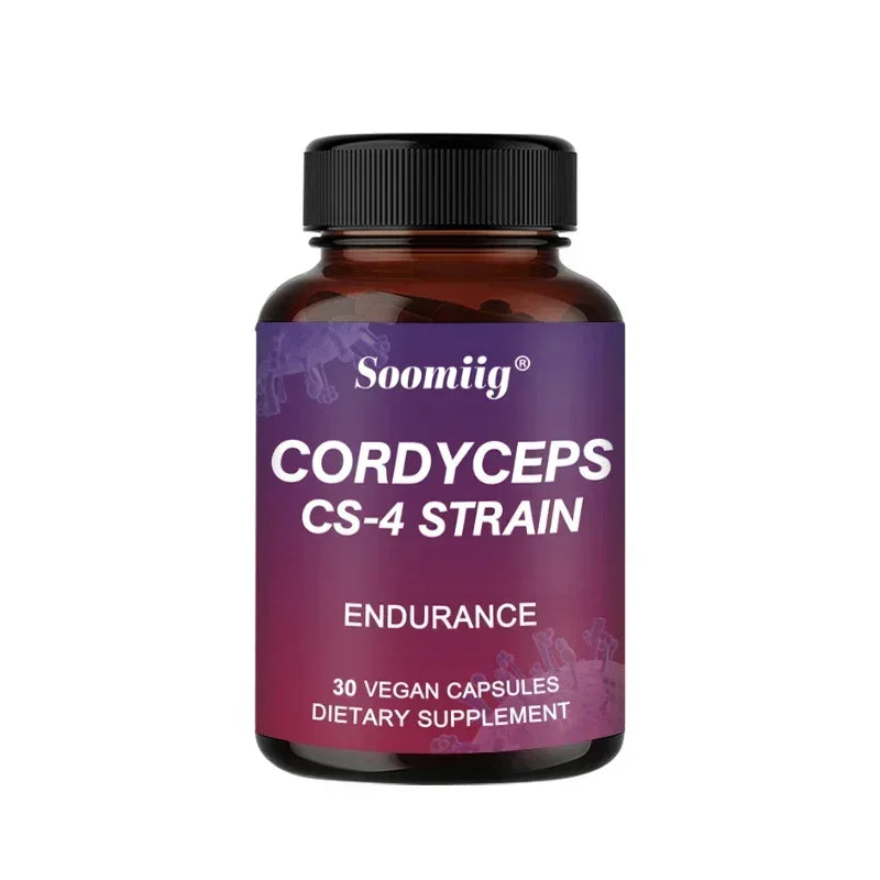 Cordyceps Mushroom Extract Capsules – Energy & Focus Support Mushroom Supplement Qst 30count-1 bottle