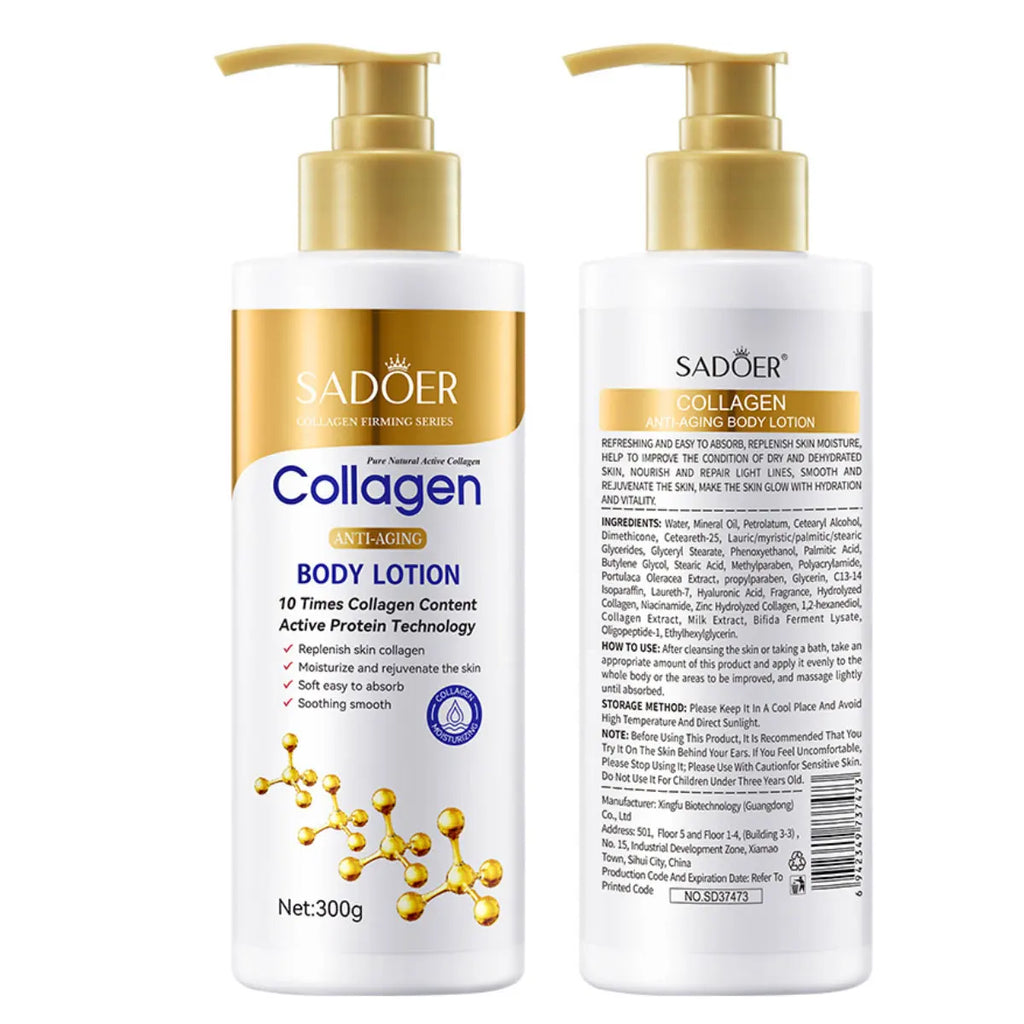 Qme Collagen Anti-Aging Body Lotion – Moisturize & Smooth Anti-Aging Body Lotion Qme
