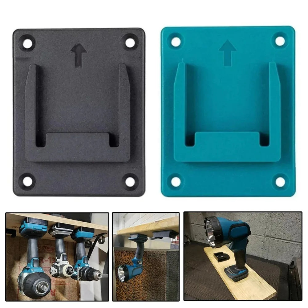 Wall Mount Drill Storage Bracket for Makita & Bosch 18V Li-ion Tool Storage Bracket Qme