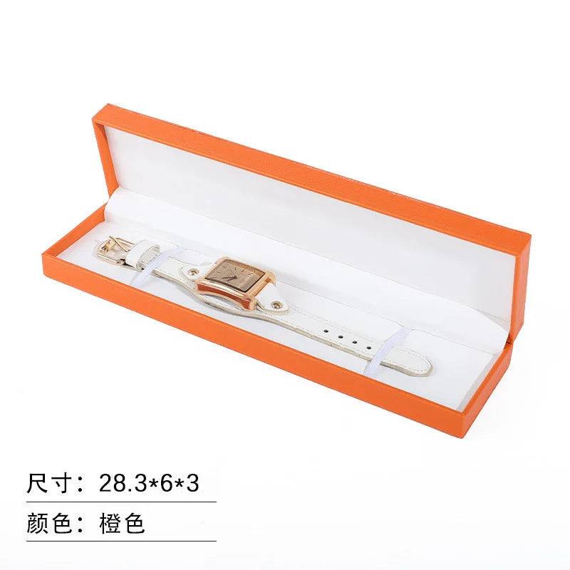 Single Watch Box PU Leather Wristwatch Display Case & Pillow Watch Display Case Qme