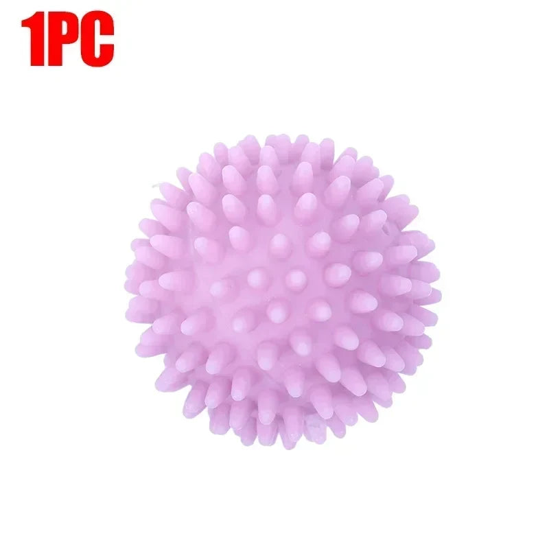 Reusable Anti-Winding Laundry Dryer Balls | 11 Colors, 6.5cm Laundry Dryer Balls Qme Purple 1pcs