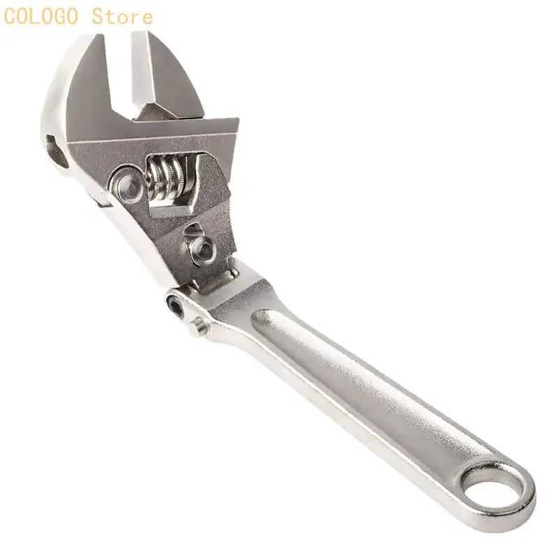 Adjustable Ratchet Wrench 180° Rotating Head – Carbon Steel Adjustable Ratchet Wrench Qme
