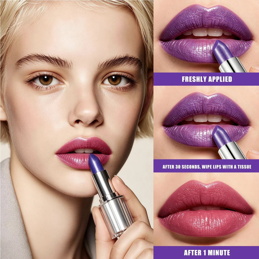 Temperature-Changing Glitter Lipstick | Pearlescent Lip Gloss – Qme Glitter Lip Gloss Qme