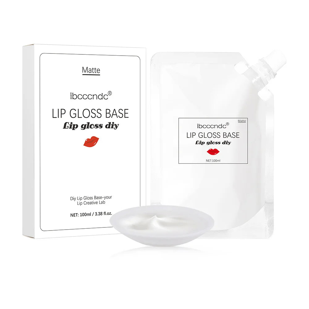DIY Matte & Transparent Lip Gloss Base Oil – Moisturizing Lip Gloss Base Qst white 100ml