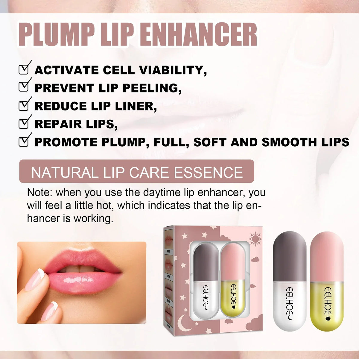Hydrating Lip Balm Plumper – Moisturizing & Line-Fading Lip Balm Plumper Qme