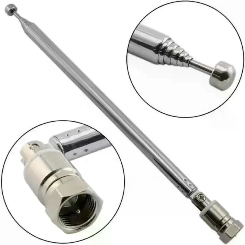 FM Radio Antenna Rod Adapter for AV Stereo Receiver Amplifier FM Antenna Adapter Qme