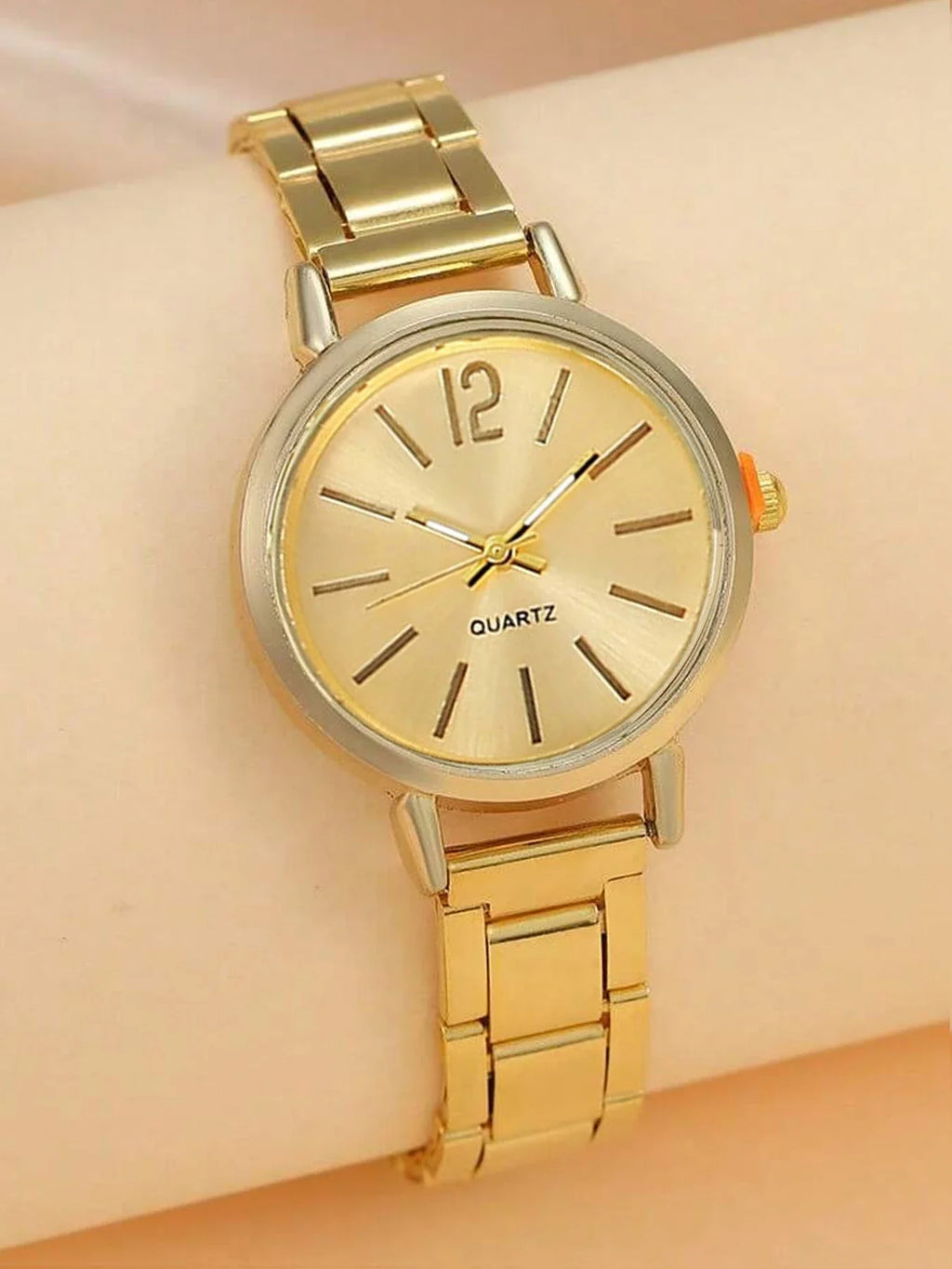 Women's Luxury Quartz Fashion Watch – Simple Trendy Steel Strap Women's Fashion Watch Qme