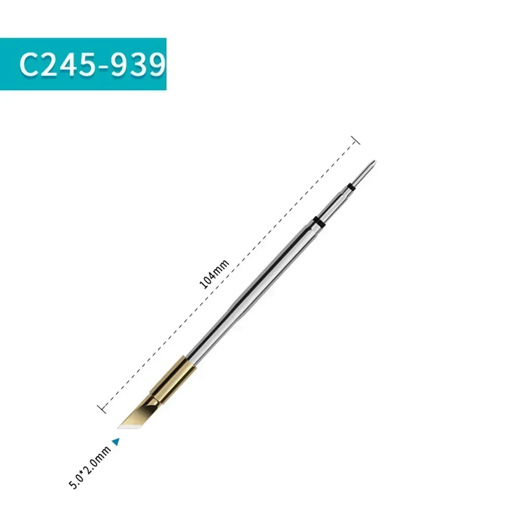 C245 Straight Soldering Iron Tip Replacement for JBC Station Soldering Iron Tip Qme C245-939