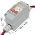 MCB 2P 500V 32A DC Circuit Breaker – IP65 Waterproof Box DC Circuit Breaker Qst Without wire