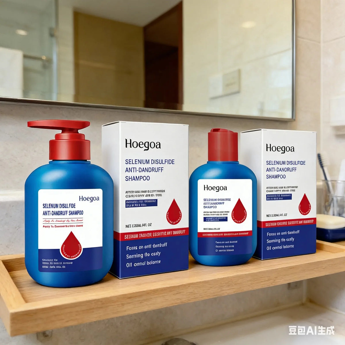 Hoegoa Selenium Sulfide Shampoo – Anti-Dandruff & Oil Control Anti-Dandruff Shampoo Qst