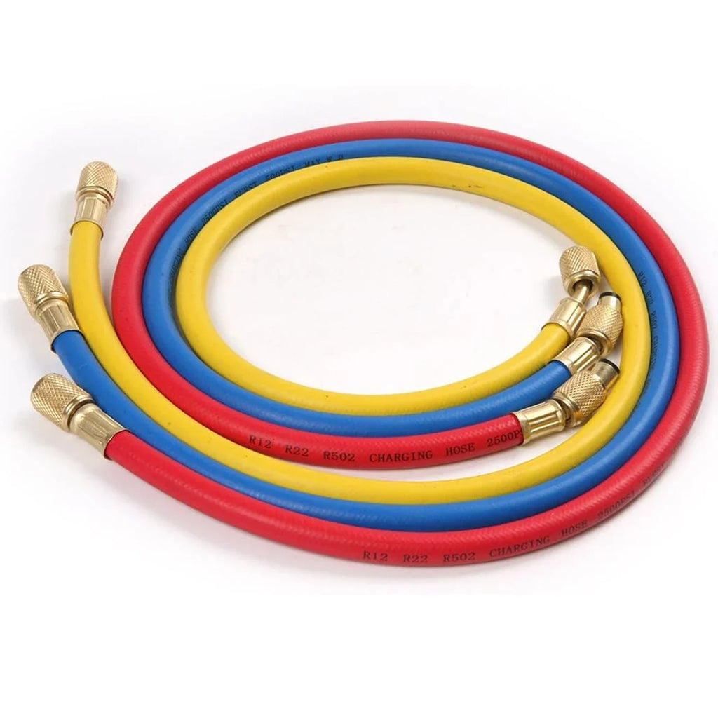 AC Charging Hose Low Loss Fittings R134A R12 R22 | 0.9M–1.8M AC Charging Hose Qme