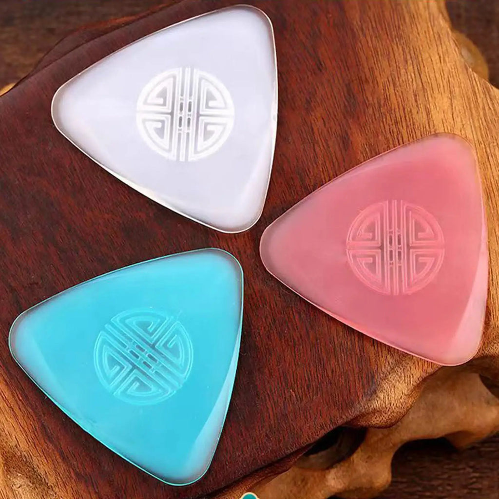 Nylon Non-Slip Guitar Picks – Thin Acoustic & Bass Picks Guitar Picks Qst