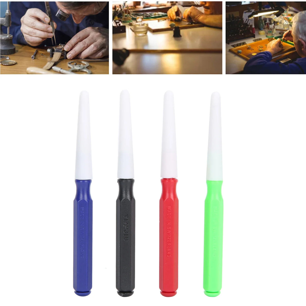 Watch Lubricant Oiler Pin Pen Set – 4-Piece Watchmaker Tool Watch Repair Tool Qme