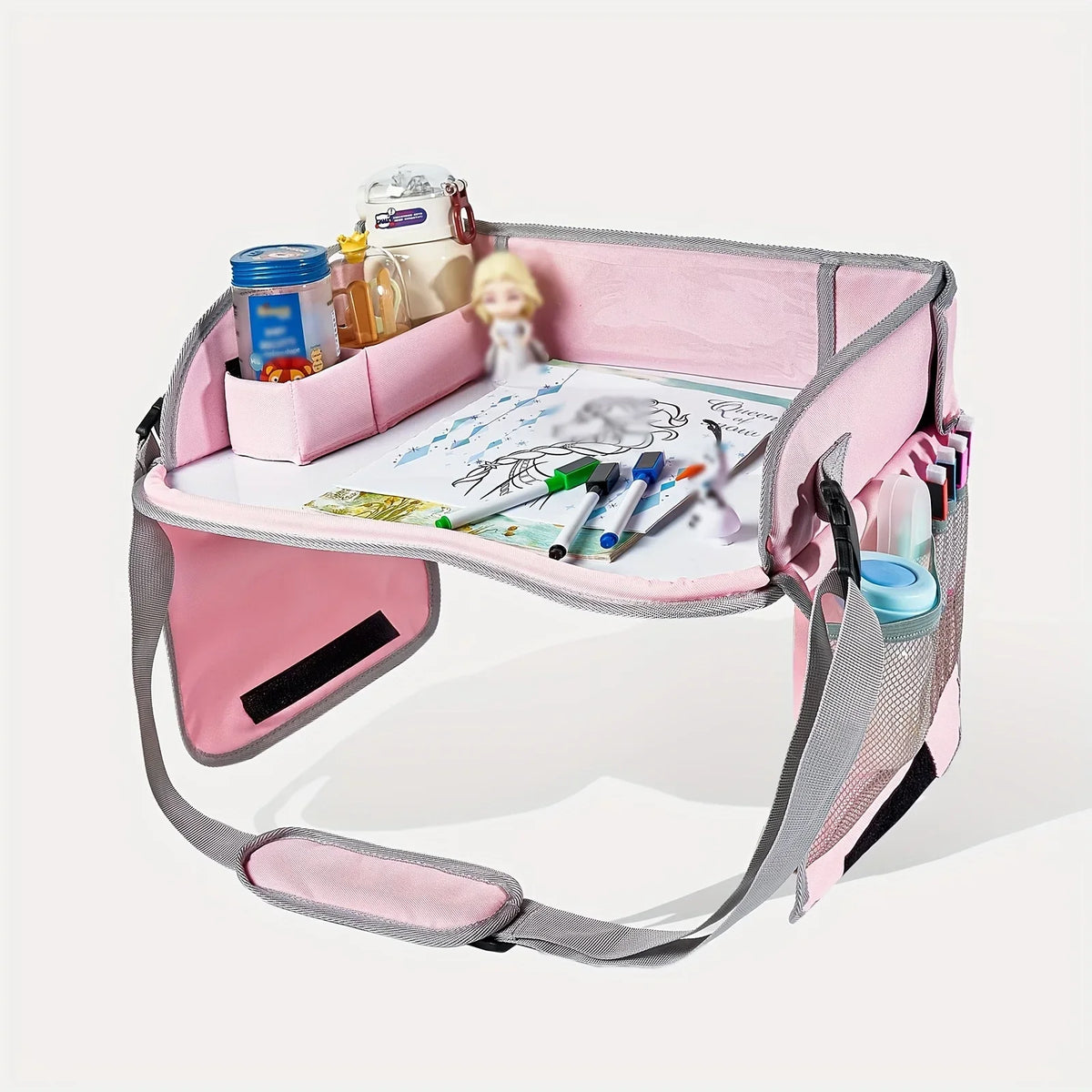 Portable Car Travel Drawing Board Erasable Whiteboard Tray Travel Drawing Board Qme