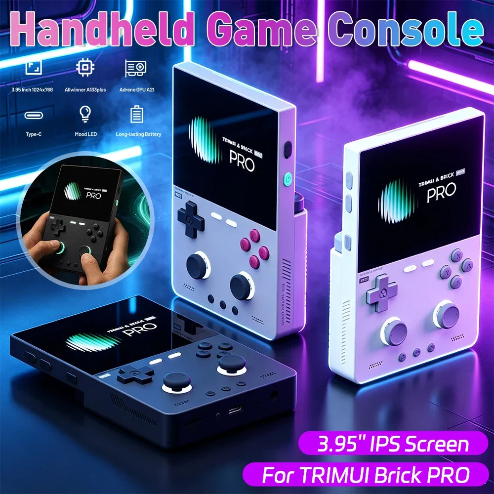 TRIMUI Brick Open-Source Handheld Retro Game Console Handheld Game Console Qme