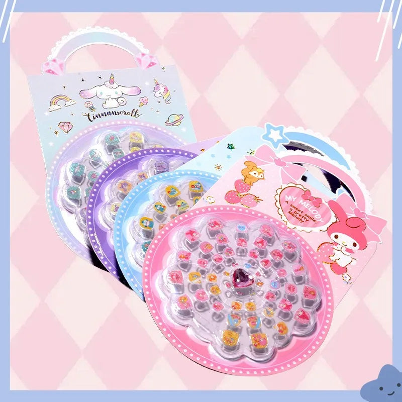 Hello Kitty Kuromi Cartoon Nail Stickers – Cute Decals Nail Sticker Decals Qme