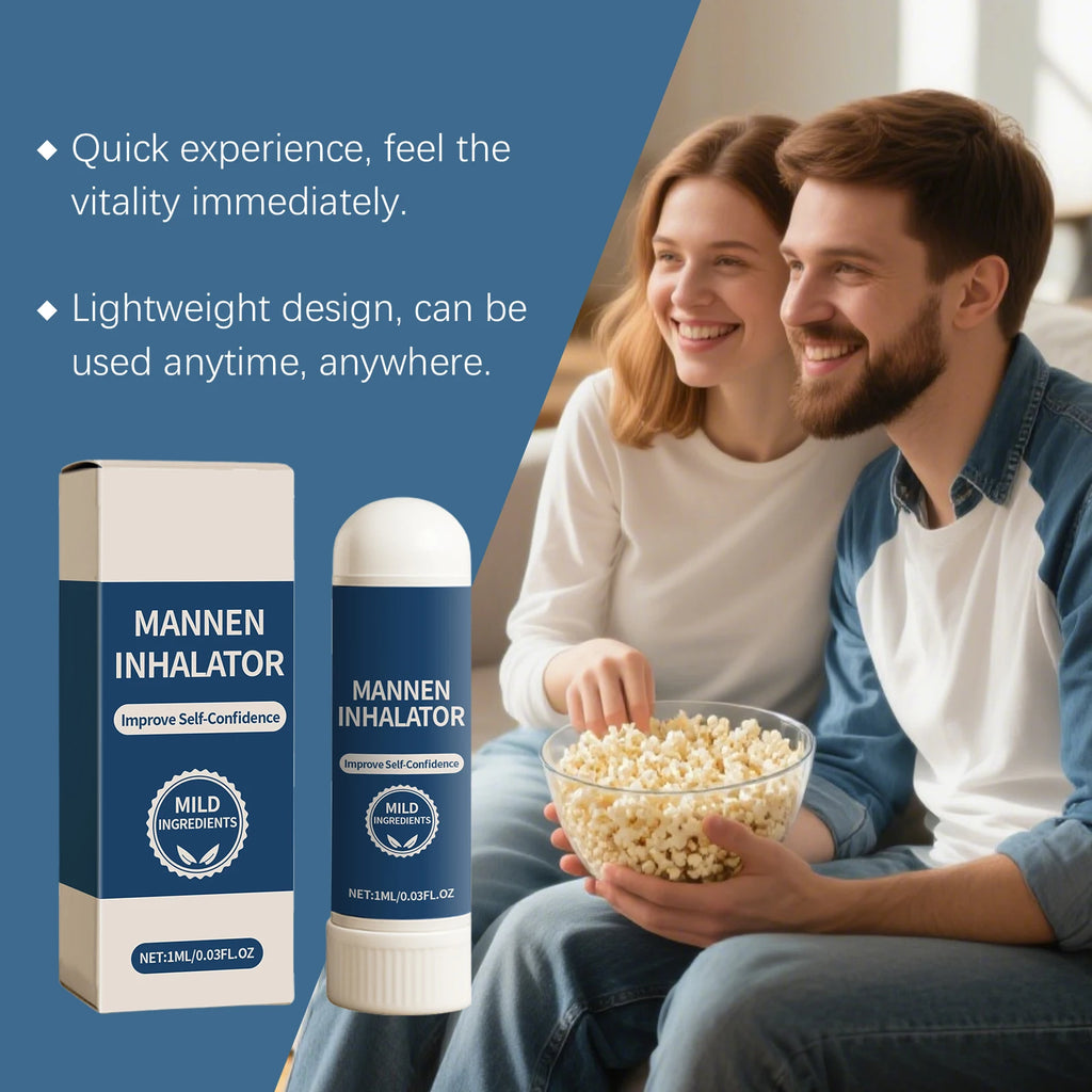Men's Energizing Nasal Inhaler Stick – Refreshing & Awakening Aromatherapy Inhaler Qst