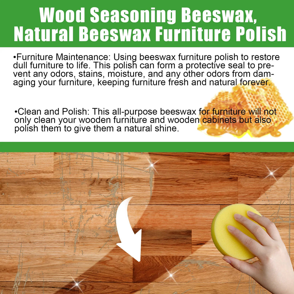 Beeswax Furniture Polish & Wooden Floor Cleaner | Qme Wood Polish Wax Qme