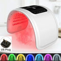7-Color LED Face Mask PDT Skin Rejuvenation SPA Spray Device LED Skin Care Device Qst US Plug with Spray