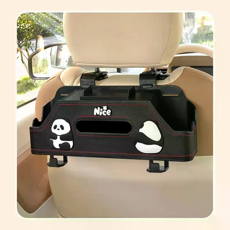 Car Back Seat Organizer – Leather Storage Box | 6 Styles Car Seat Organizer Qme
