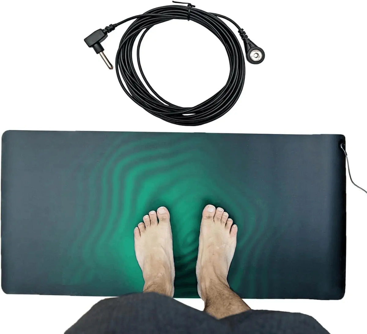 Grounding Mat 25x68cm Better Sleep & Energy – 15ft Cord Grounding Earthing Mat Qst