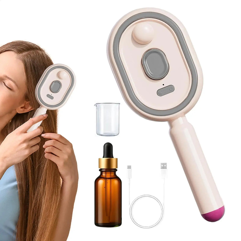 Rechargeable Steam Hair Brush – Detangling & Smoothing Comb Steam Hair Brush Qme
